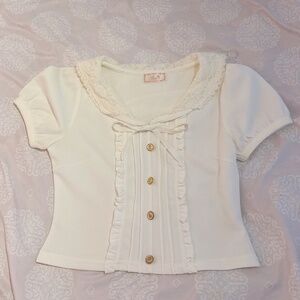 Penderie by Liz Lisa | Sailor Collar Cropped Shirt